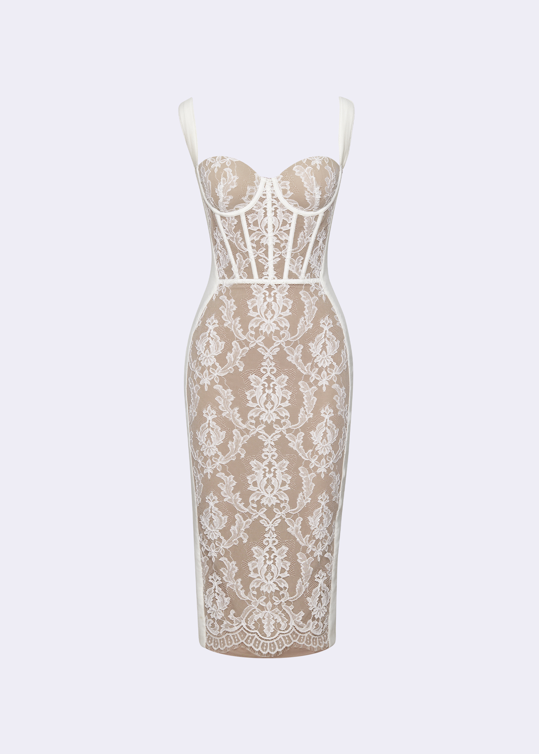knee length dresses for ladies The Tear of Blossom and Candle Corset Dress Pre-Order / S main image 1