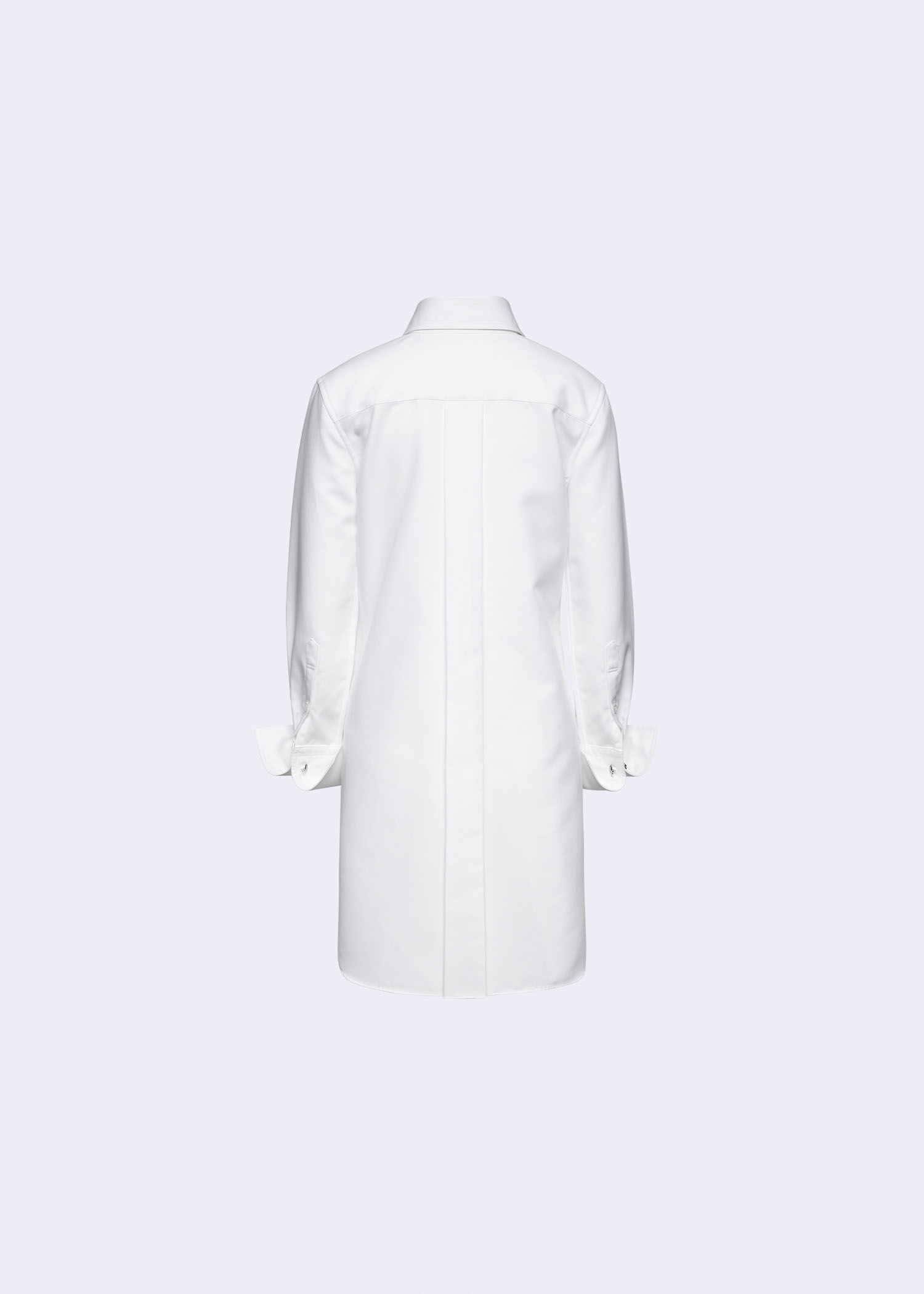 white christmas dresses Natural Cotton Loose White Dress With Long Sleeve – Kundalini Dreams main image 0