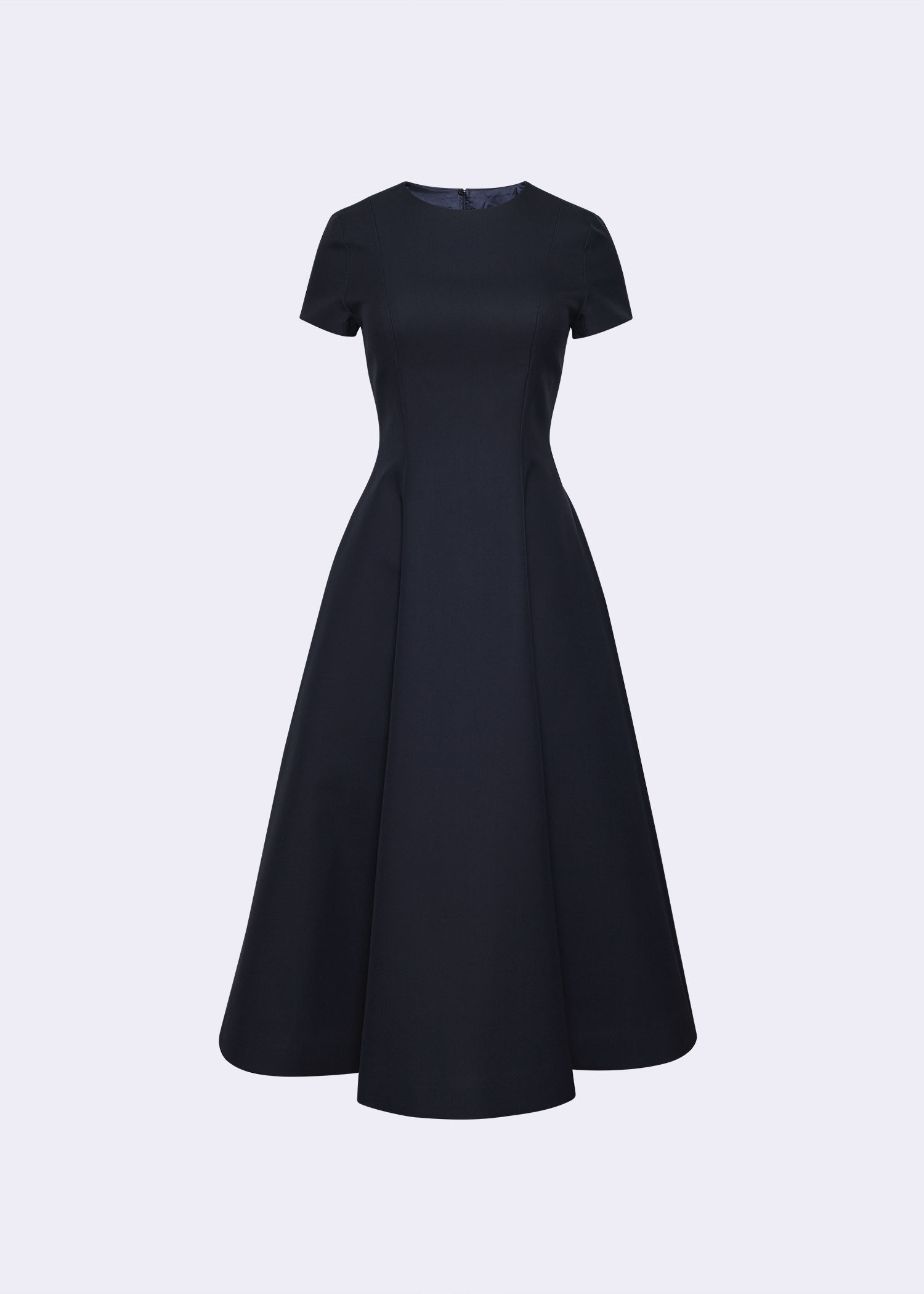 green emerald velvet dress Blue Cotton Vintage inspired Swing Dress
