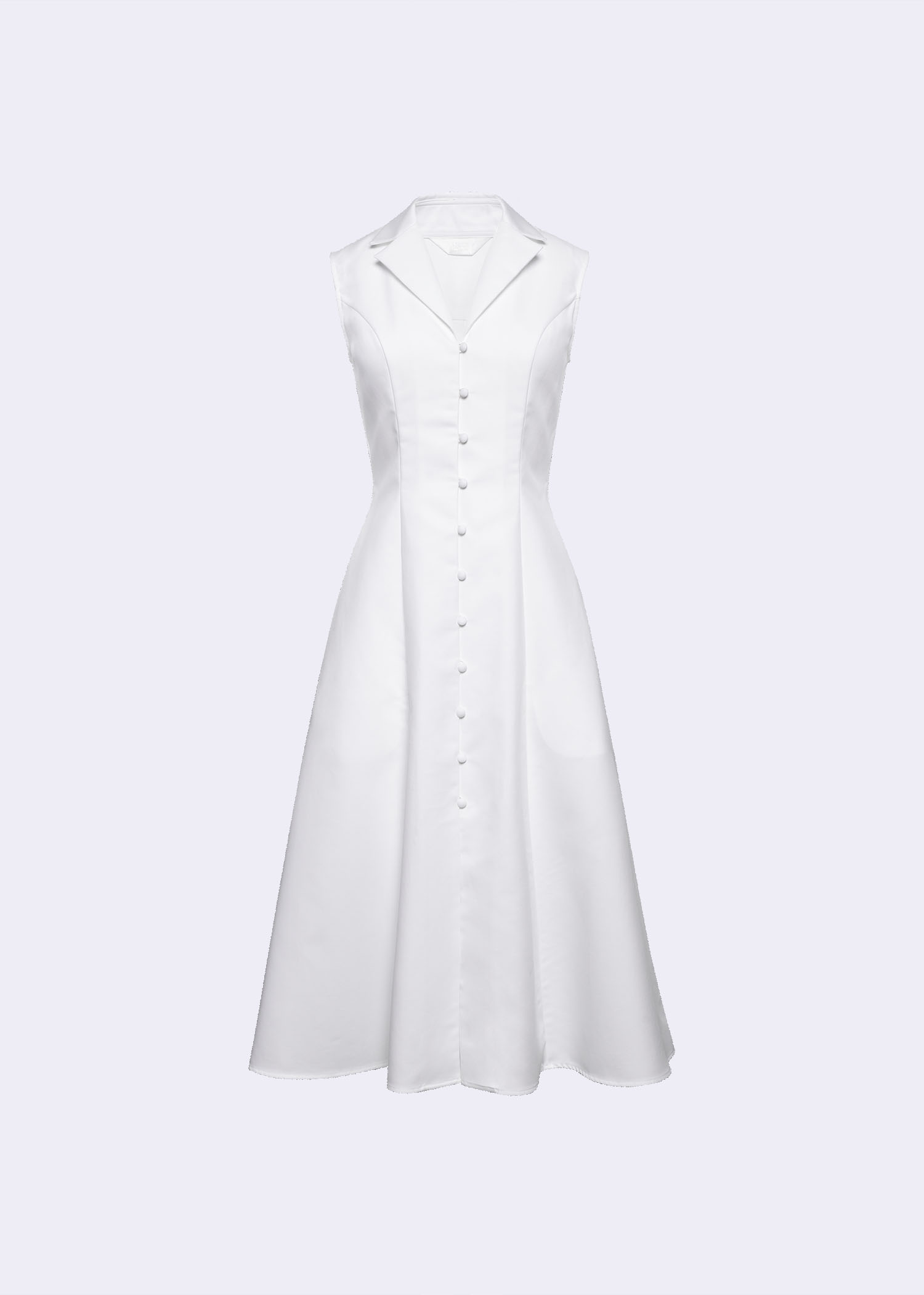 white christmas dresses Sleeveless Hemp and Organic Cotton Dress main image 0