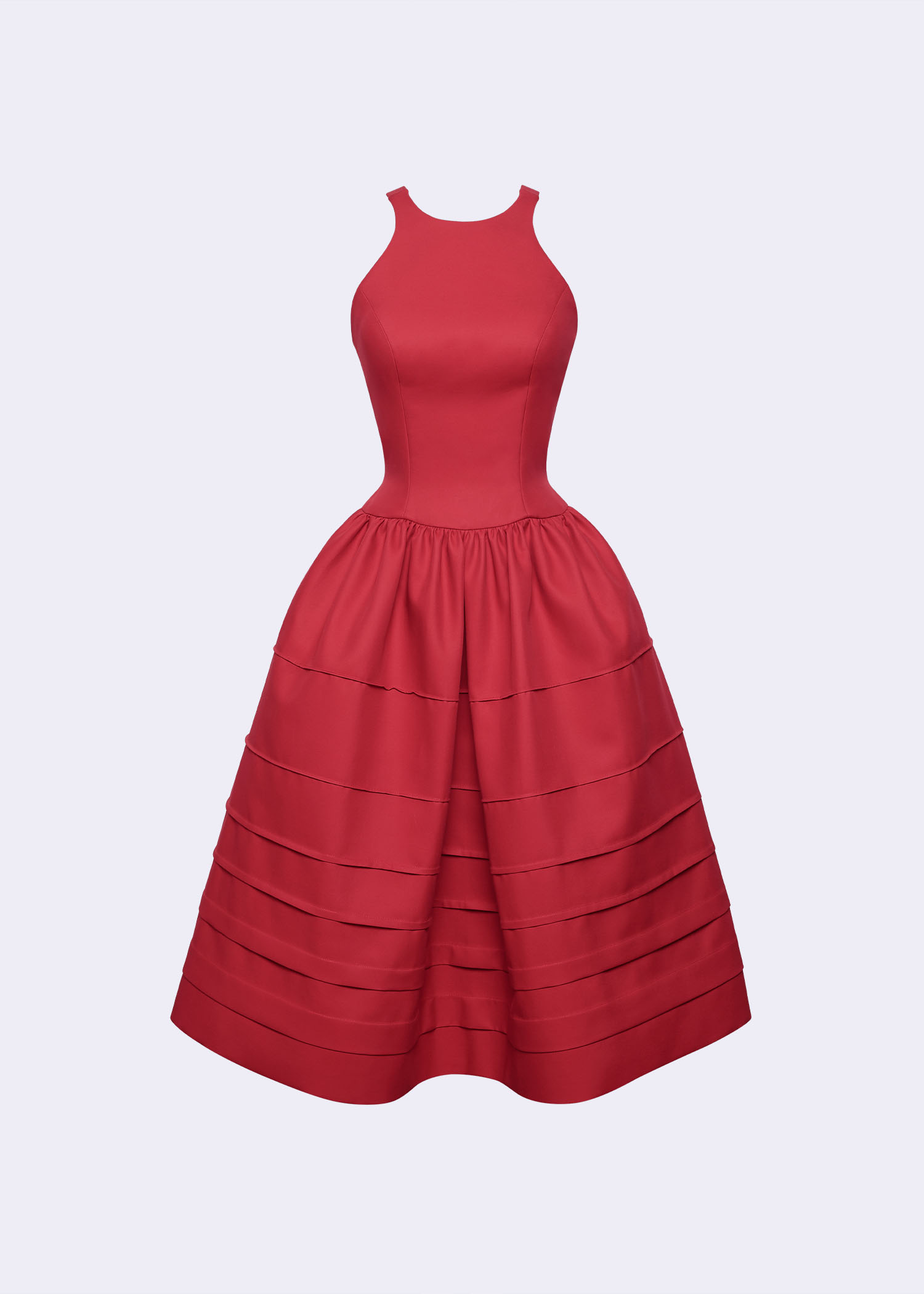 Berry Bell-Shaped Dress - POEM Berry Bell-Shaped Dress - POEM