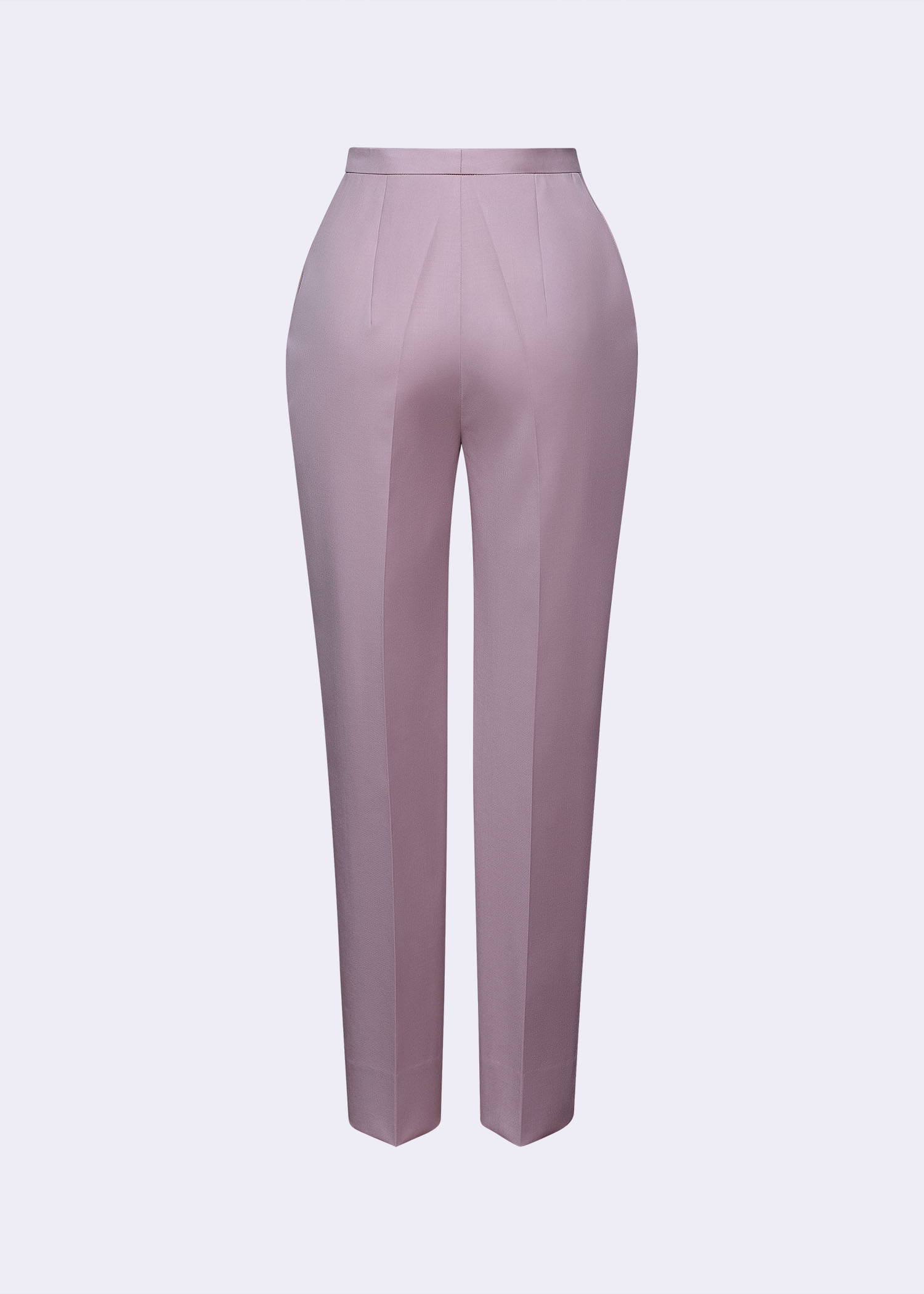 Pink Wool “Vostok” Cigarette Pants